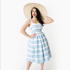 Barbie X unique vintage blue dress